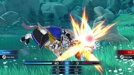 Fire Emblem Engage - Vander Attacks 