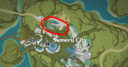 Genshin - Akademiya - Birmastan Location in Sumeru City