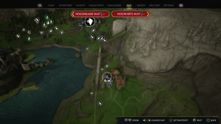 Hogwarts Legacy - Aranshire Demiguise Statue Map Location