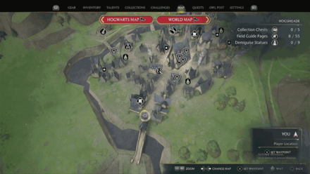 South Hogsmeade 1 map