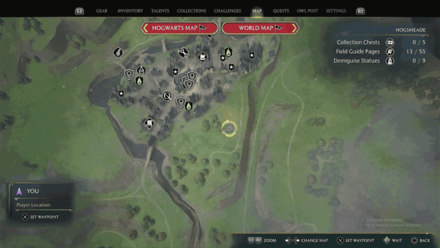 South Hogsmeade 2 map