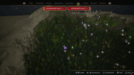 Forbidden Forest Treasure Vault 2 Map Location