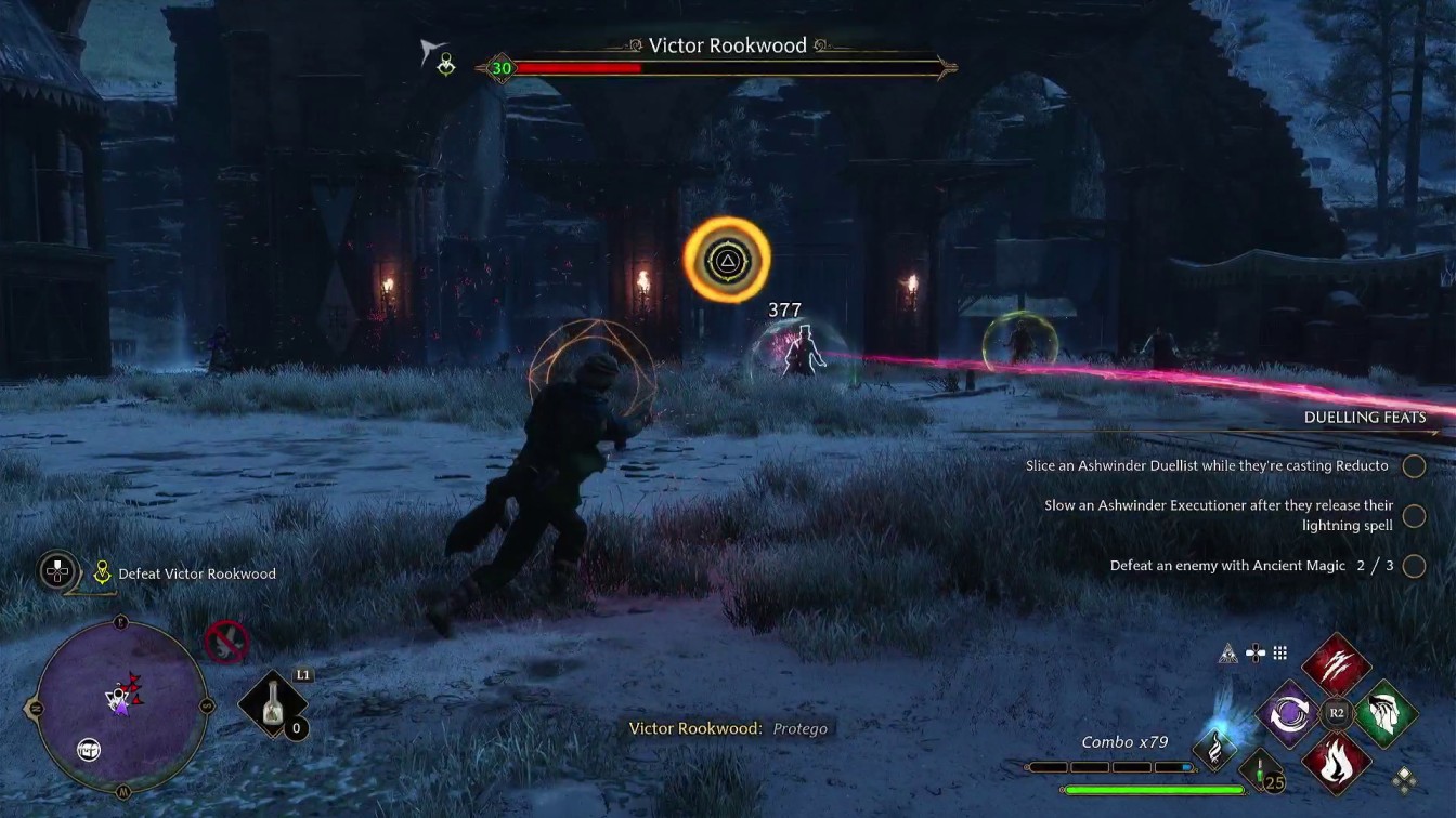 Hogwarts Legacy Beat Victor Rookwood