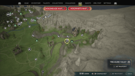 Hogsmeade Valley Treasure Vault 3 Map Location