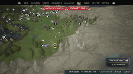 Hogsmeade Valley Treasure Vault 4 Map Location