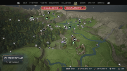 Hogsmeade Valley Treasure Vault 1 Map Location