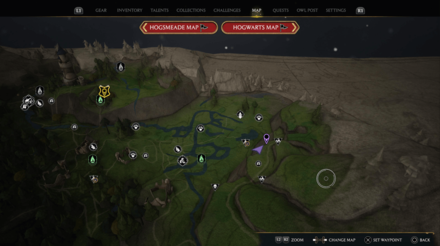Hogwarts Legacy - Landing Platform 2 Map View