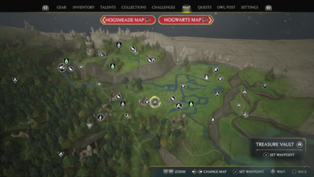 Forbidden Forest Treasure Vault 4 Map Location