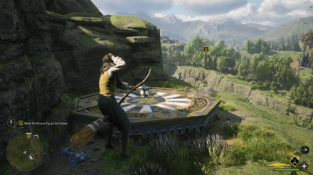 Hogwarts Legacy - Landing Platform 3 World View