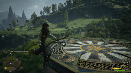 Hogwarts Legacy - Landing Platform 4 World View