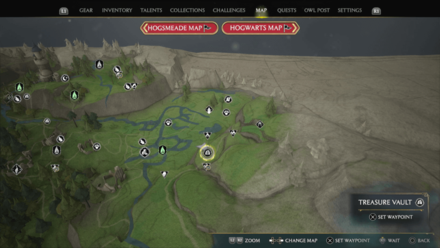 Hogsmeade Valley Treasure Vault 5 Map Location