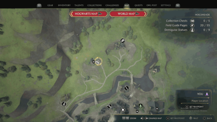 North Hogsmeade Old Fool outside map