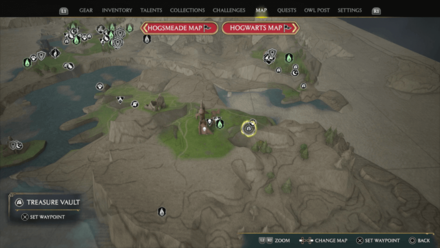 Clagmar Coast Treasure Vault 1 Map Location