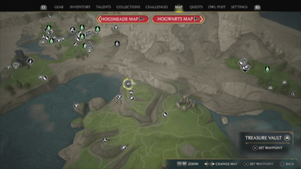 Clagmar Coast Treasure Vault 8 Map Location