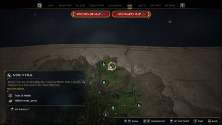 Hogwarts Legacy - Merlin Trial - East of North Ford Bog