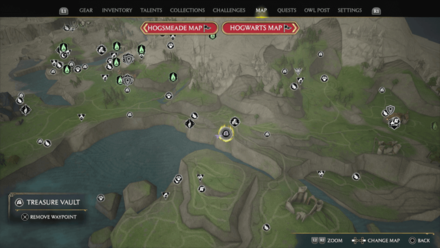 Cragcroftshire Treasure Vault 5 Map Location