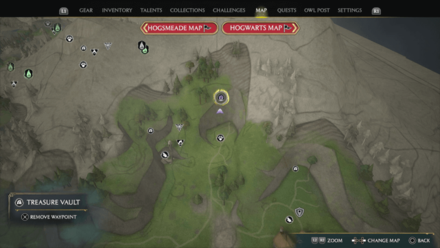 Cragcroftshire Treasure Vault 7 Map Location