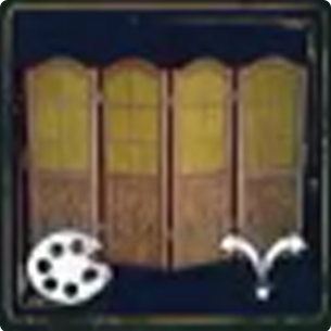 Botanical Dressing Screen