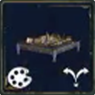 Large Decorated Scientific Table