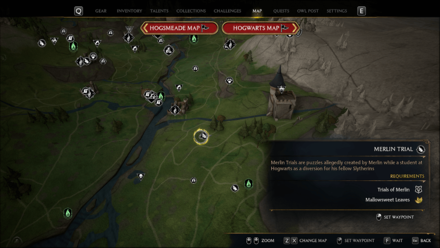 Hogwarts Legacy - Merlin Trial - Northwest of the Mine