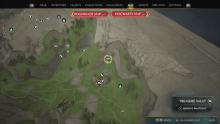 Cragcroftshire Treasure Vault 8 Map Location