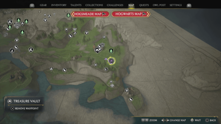 Cragcroftshire Treasure Vault 9 Map Location