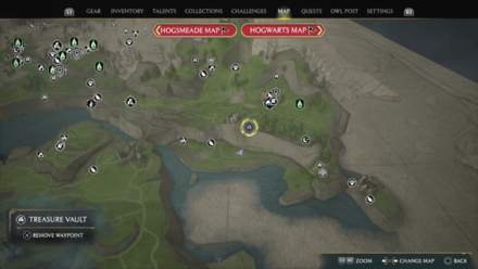 Cragcroftshire Treasure Vault 11 Map Location