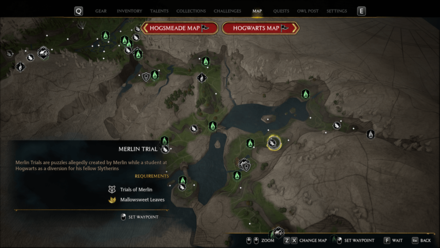 Hogwarts Legacy - Merlin Trial - East of Marunweem Lake