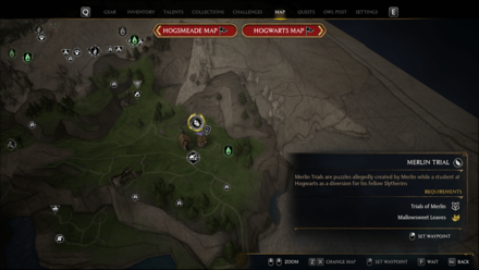 Hogwarts Legacy - Merlin Trials - In the hamlet of Cragcroft