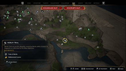 Hogwarts Legacy - Merlin Trials - Southwest of Cragcroft