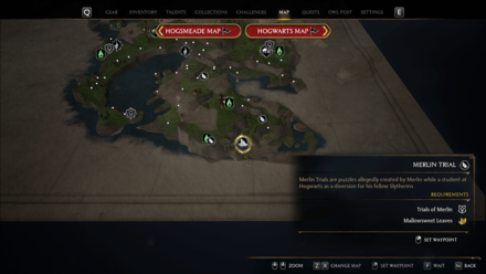 Hogwarts Legacy - Merlin Trials - East of South Clagmar Coast