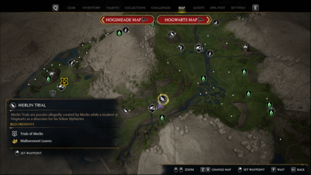 Hogwarts Legacy - Merlin Trial - Beside the hamlet of Irondale