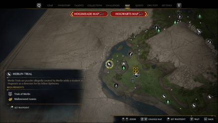 Hogwarts Legacy - Merlin Trial - West of Rookwood Castle