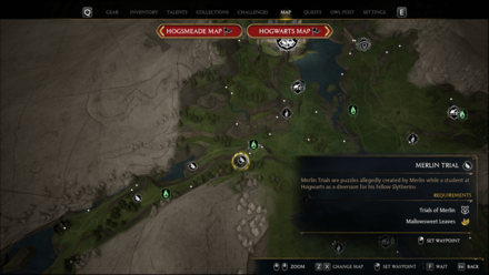 Hogwarts Legacy - Merlin Trial - Southwest of West Hogwarts Valley