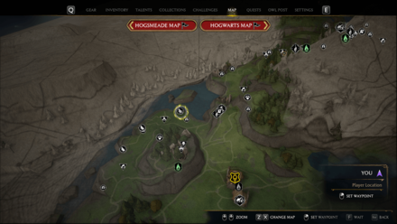 Hogwarts Legacy - Merlin Trial - North of Rookwood Castle, by the water