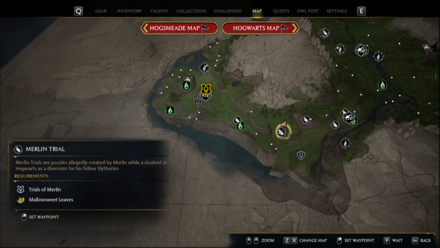 Hogwarts Legacy - Merlin Trial - East of Feldcroft Catacomb