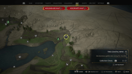 The Coastal Mine Map View