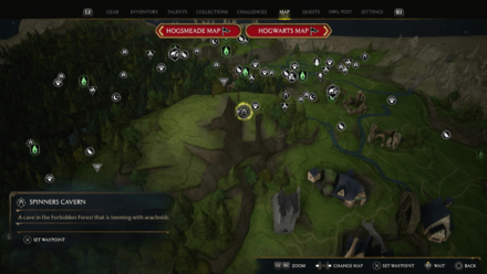 Spinners Cavern Map View