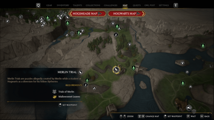 Hogwarts Legacy - Merlin Trial - West of Marunweem Bridge