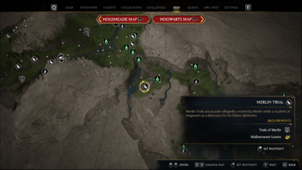 Hogwarts Legacy - Merlin Trial - West of Poidsear Castle