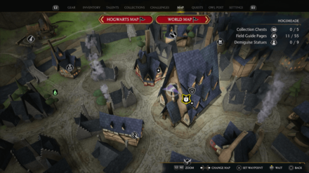 Butterbeer Barrels Map View