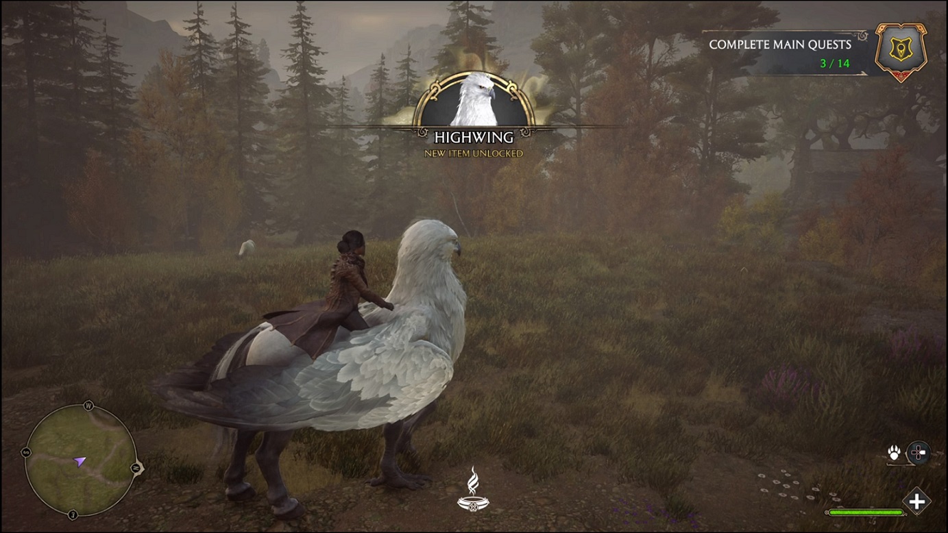 Hogwarts Legacy - Highwing unlocked