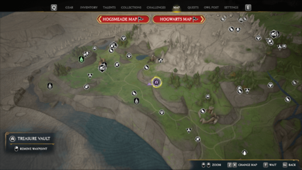 Feldcroft Region Treasure Vault 11 Map Location