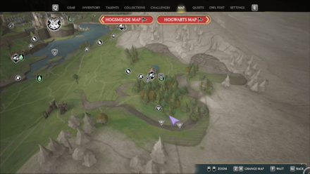 Hogwarts Legacy - Light and Darkness Puzzle Map Location