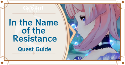 Genshin Impact Sword, Fish, Resistance How to Unlock - Complete the Prerequisite Quest