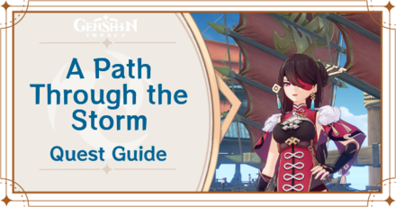 Genshin Impact - Autumn Winds, Scarlet Leaves - A Path Through the Storm Quest Guide