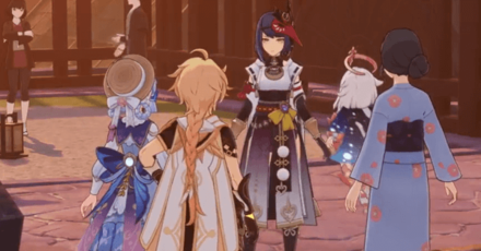 Genshin - Features Kamisato Ayaka and Kujou Sara