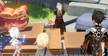 Genshin - Downtown Walkthrough - Go and Buy Kites