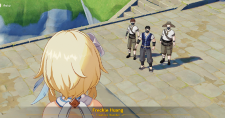 Genshin - Downtown Walkthrough - Talk to Tic