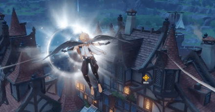 Genshin Impact Wild Escape Walkthrough - Use the wind currents